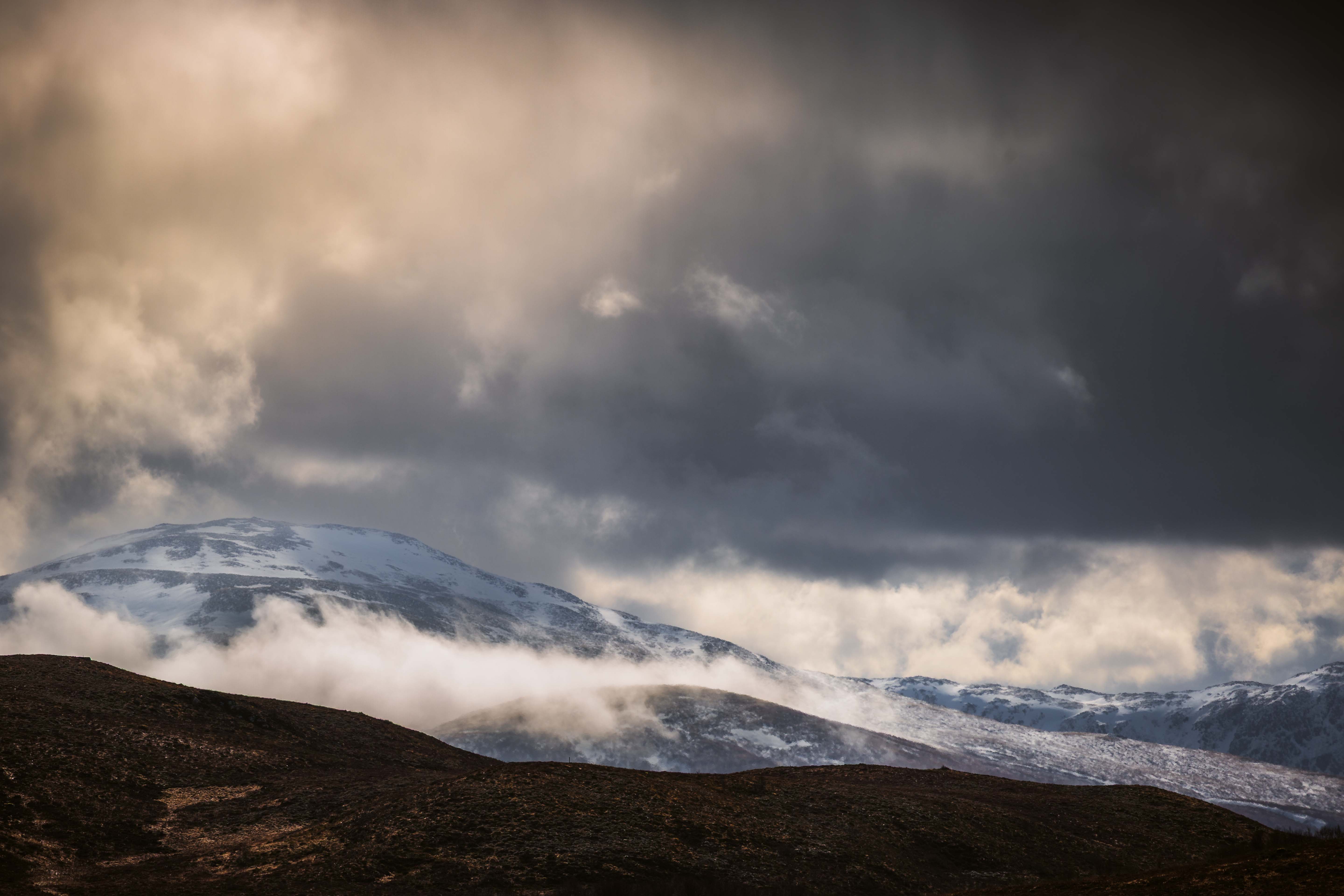 Highland mountain layers